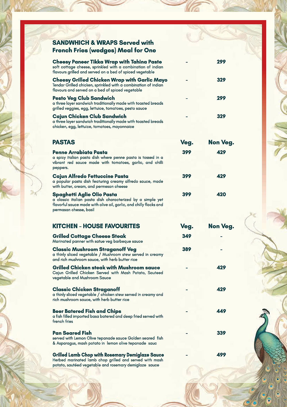 RASAVAT Food Menu 9